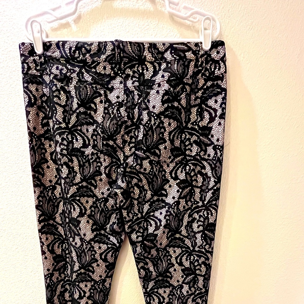 Fun black lace pants